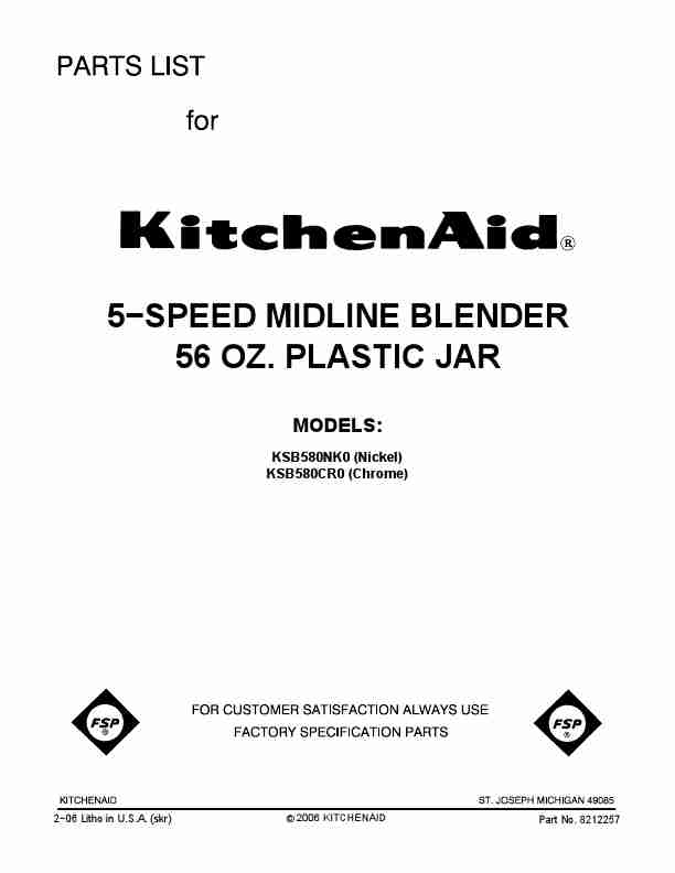 KitchenAid Blender KSB580NK0-page_pdf
